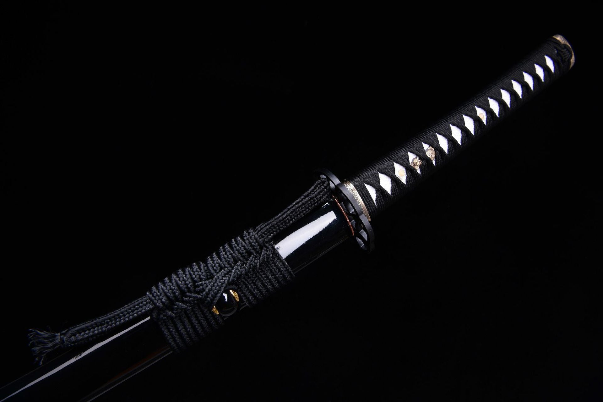 1300 Anime Movie &amp; TV (The Last Samurai) Peripheral: Long 26-inch T10 Steel Burnt Blade Samurai Sword - Main Character Algren's Sword