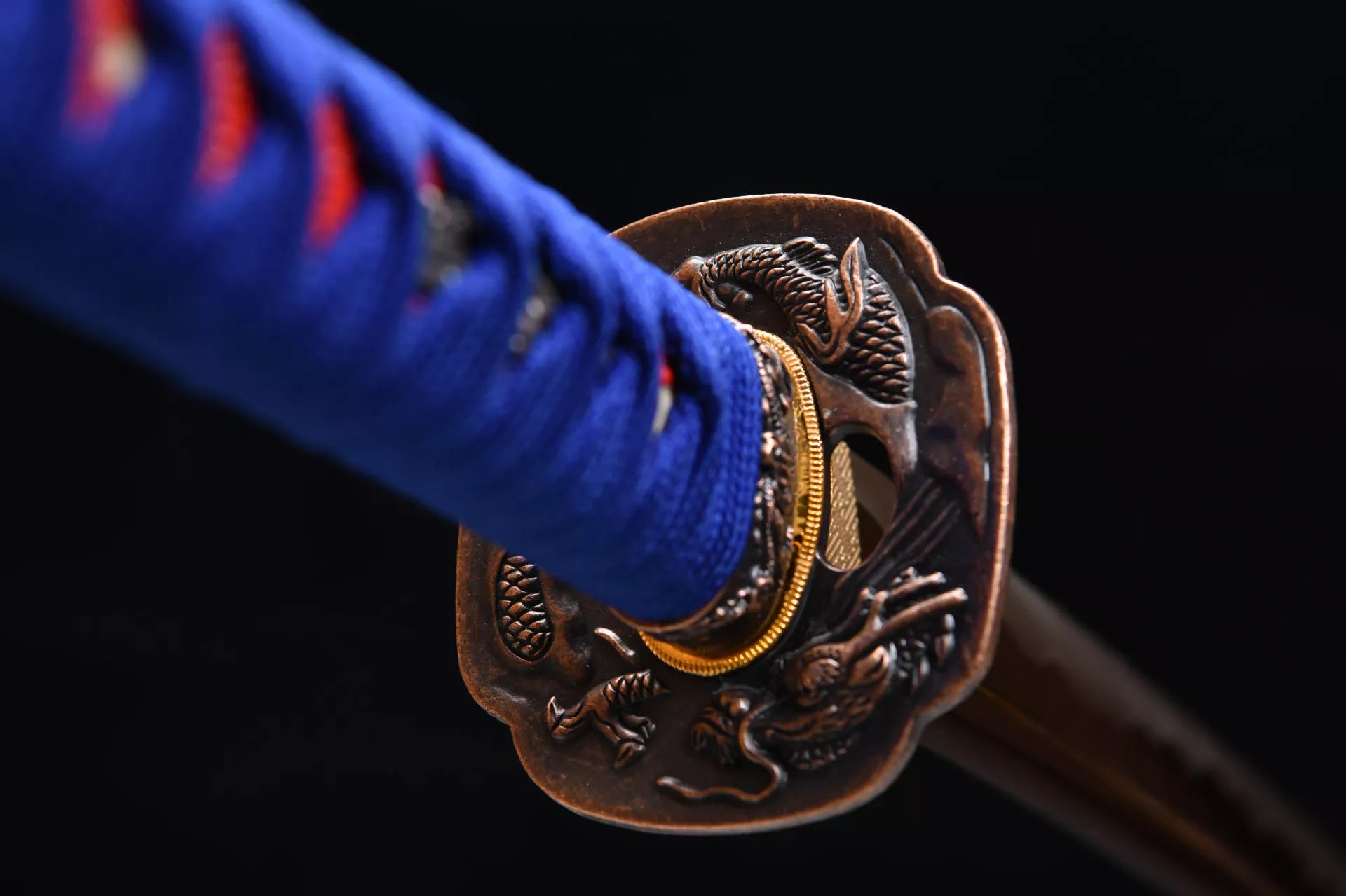 26-inch High-Performance, Hundred-Tempered Steel, Reddish-White Katana - Chuanyunlong Uchika