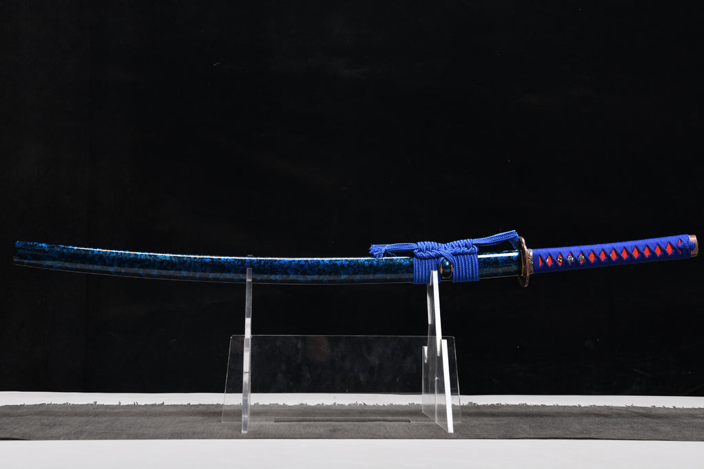 26-inch High-Performance, Hundred-Tempered Steel, Reddish-White Katana - Chuanyunlong Uchika