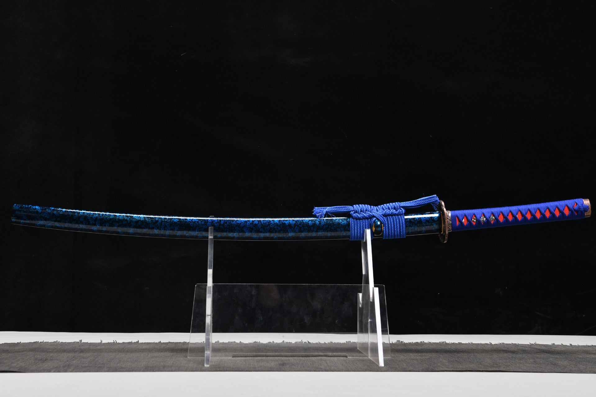 26-inch High-Performance, Hundred-Tempered Steel, Reddish-White Katana - Chuanyunlong Uchika