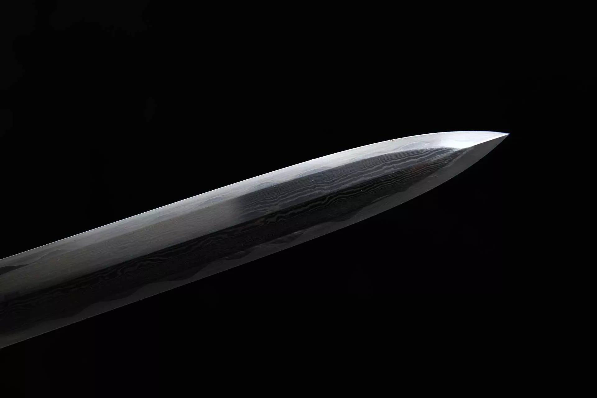 1360 New Handmade Long 28-inch Pure Copper Mounted Eight-sided Patterned Steel Deluxe Tang Sword--Cao Long Tang Sword