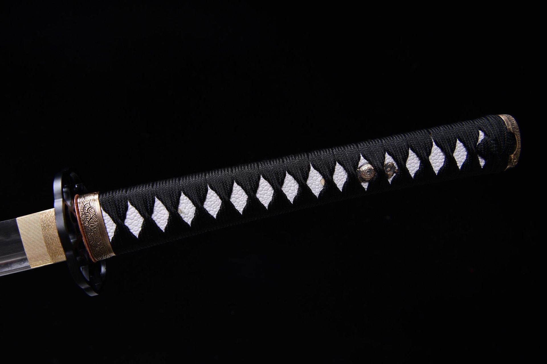 1300 Anime Movie &amp; TV (The Last Samurai) Peripheral: Long 26-inch T10 Steel Burnt Blade Samurai Sword - Main Character Algren's Sword