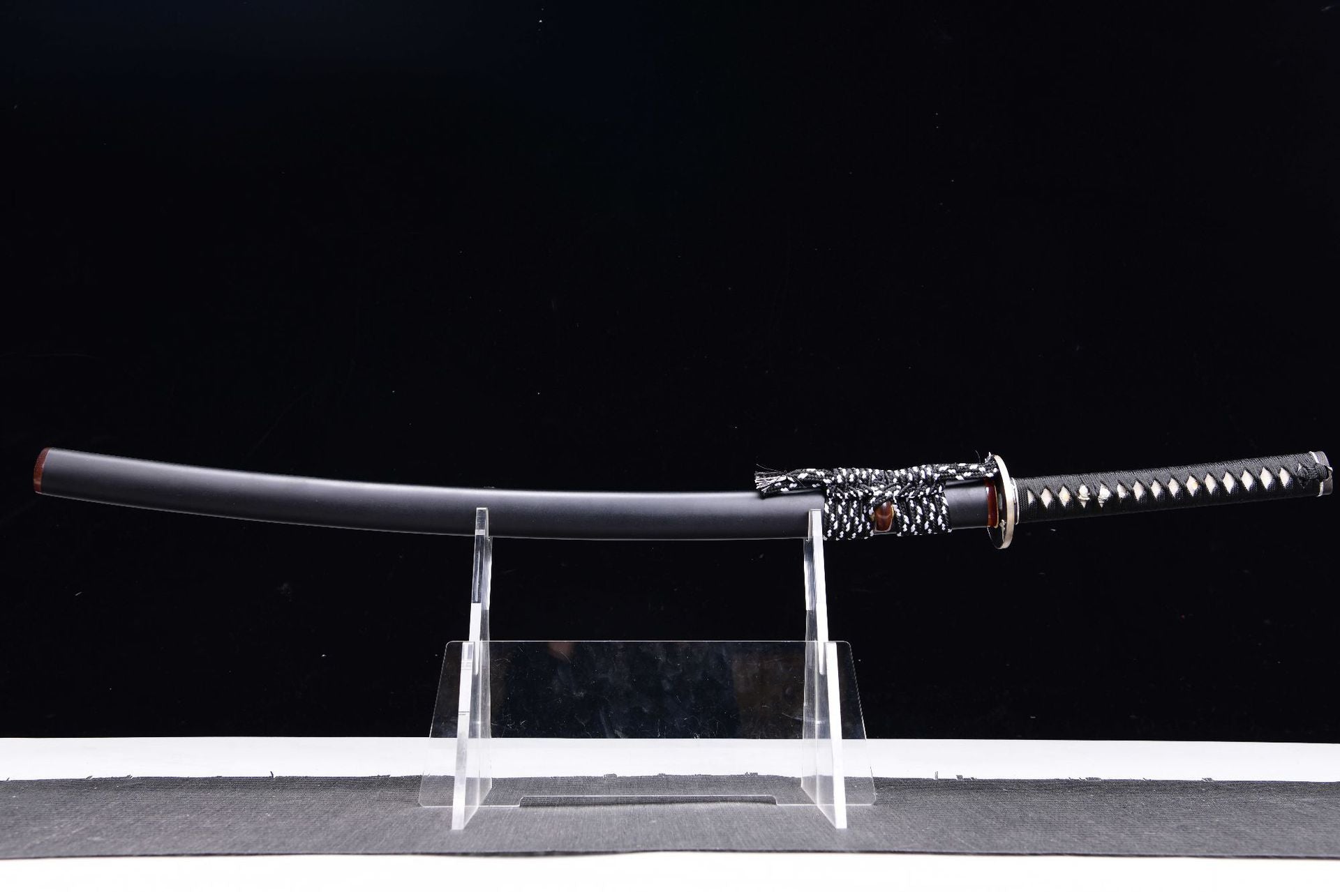 1320 New Special Long 26 T10 Burnished Leaf Pattern Samurai Sword - Thousand Paper Cranes