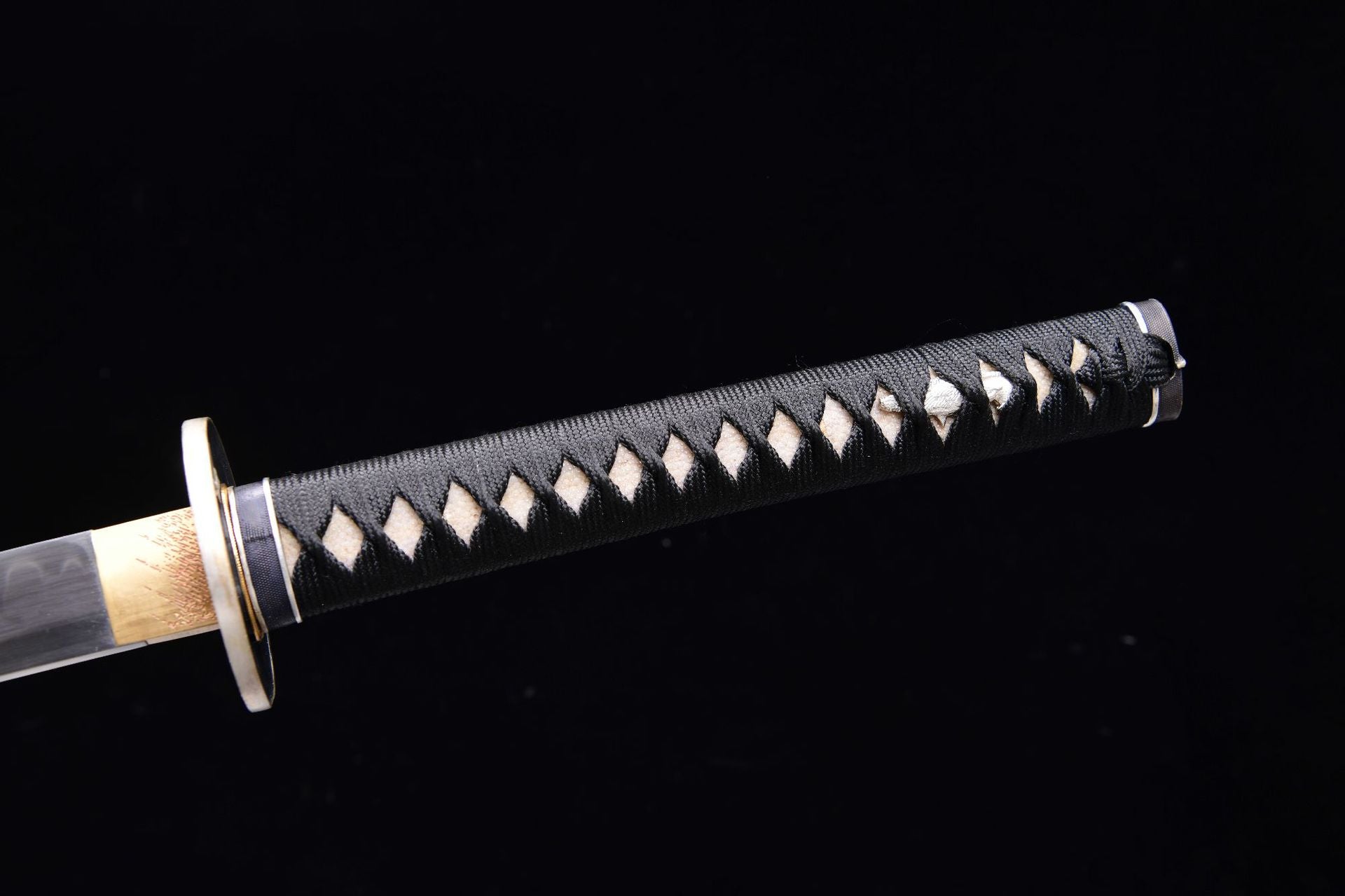 1320 New Special Long 26 T10 Burnished Leaf Pattern Samurai Sword - Thousand Paper Cranes