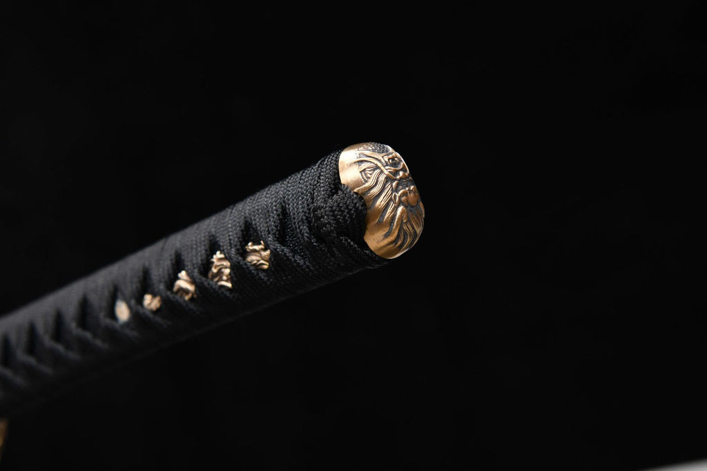 1020 New Handmade Long 26-inch T10 Steel Burnished Blade Super Mirror Samurai Sword - Irisu Dragon Fighting Sword