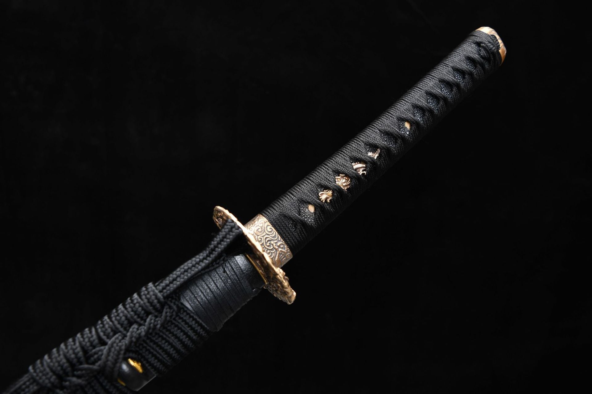 1020 New Handmade Long 26-inch T10 Steel Burnished Blade Super Mirror Samurai Sword - Irisu Dragon Fighting Sword
