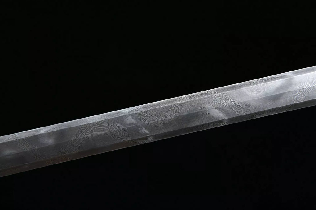 1300 New Handmade Long 28-inch Flower Patterned Steel Han Sword with Dragon Pattern--Supreme Han Sword