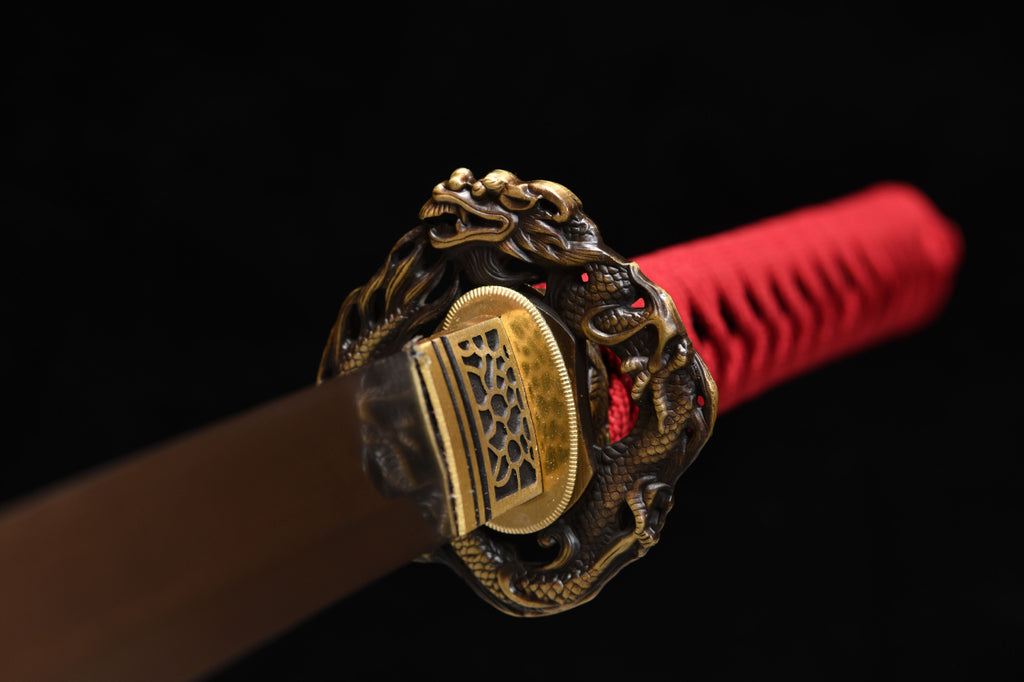26-inch High-Performance Steel Katana - Xiaoqinglong Uchika