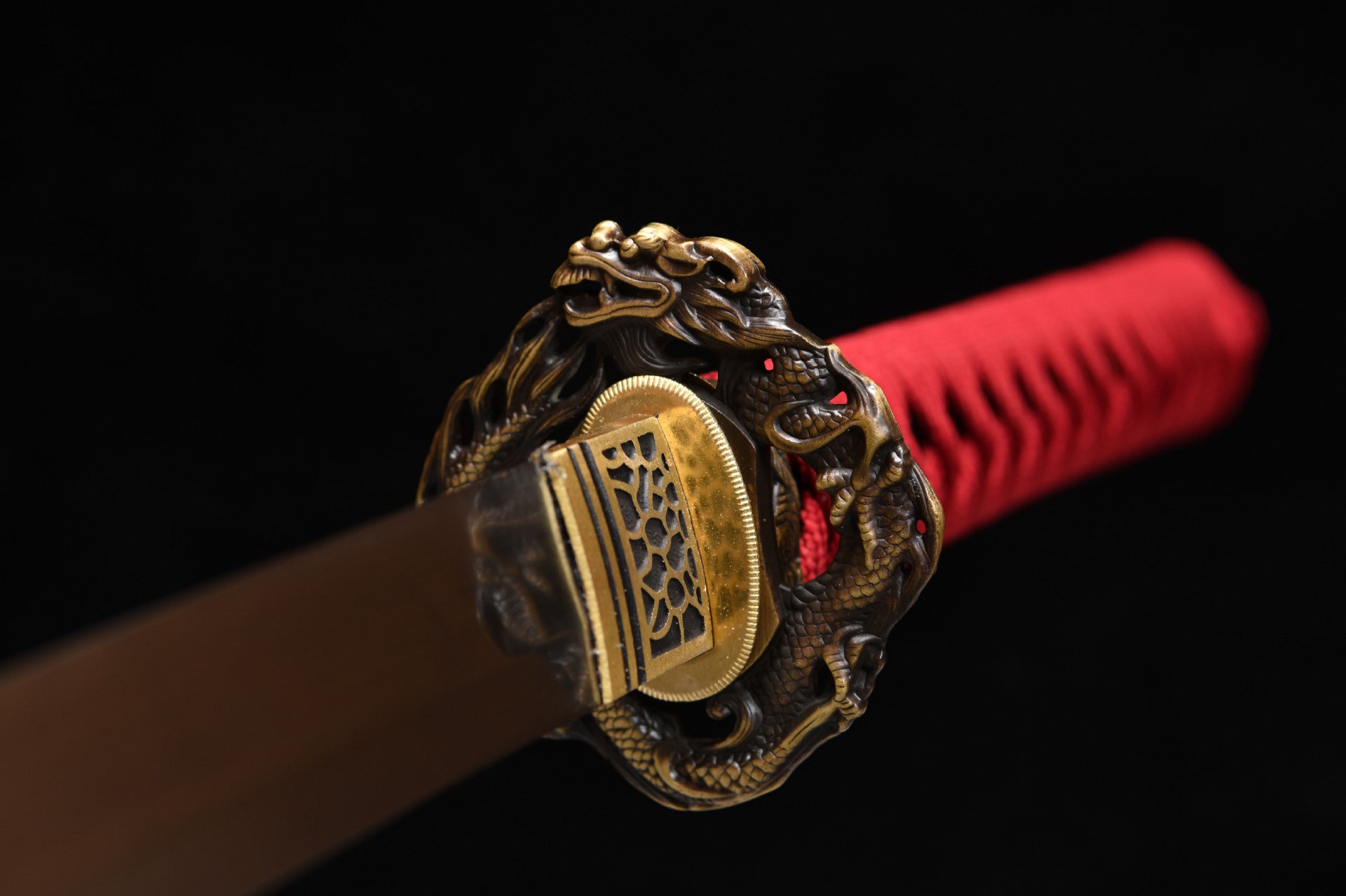 26-inch High-Performance Steel Katana - Xiaoqinglong Uchika
