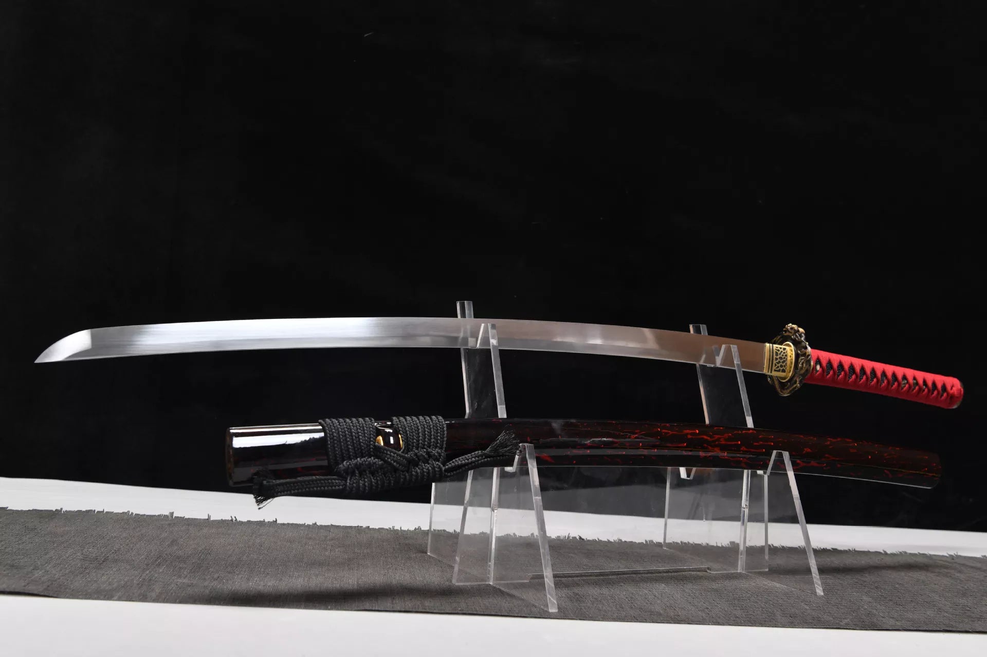 26-inch High-Performance Steel Katana - Xiaoqinglong Uchika