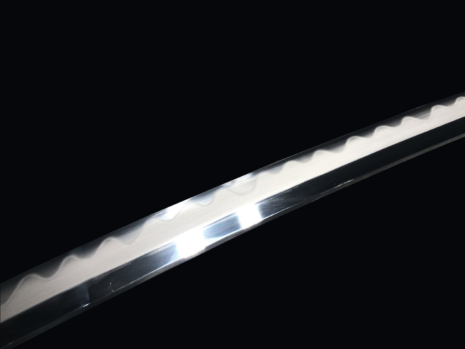 New model Special offer: Long 20-inch patterned steel burnt blade, top-quality ebony iAIkai - Dark Night