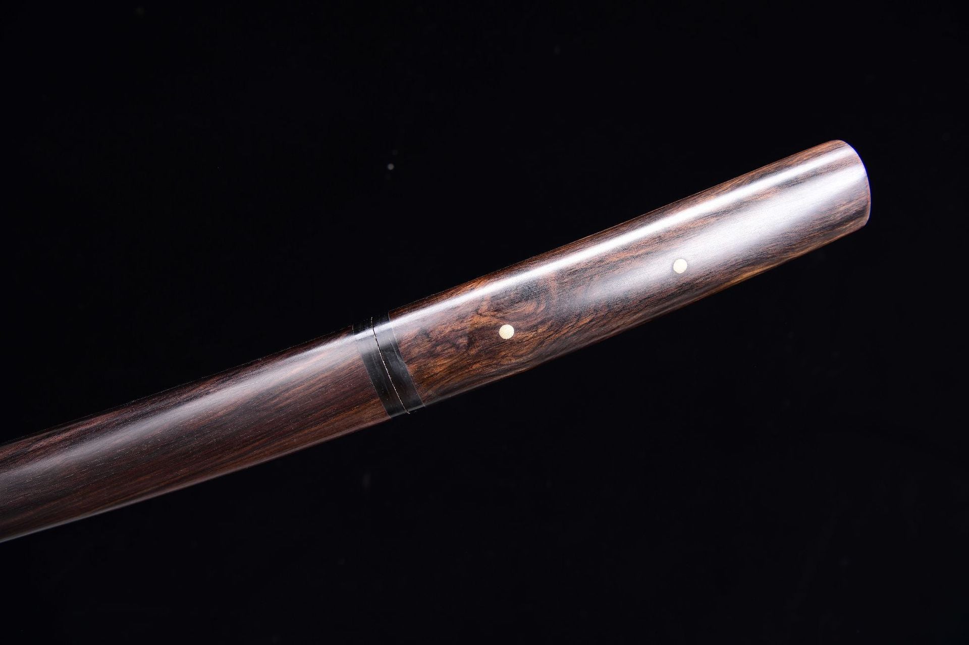 New model Special offer: Long 20-inch patterned steel burnt blade, top-quality ebony iAIkai - Dark Night