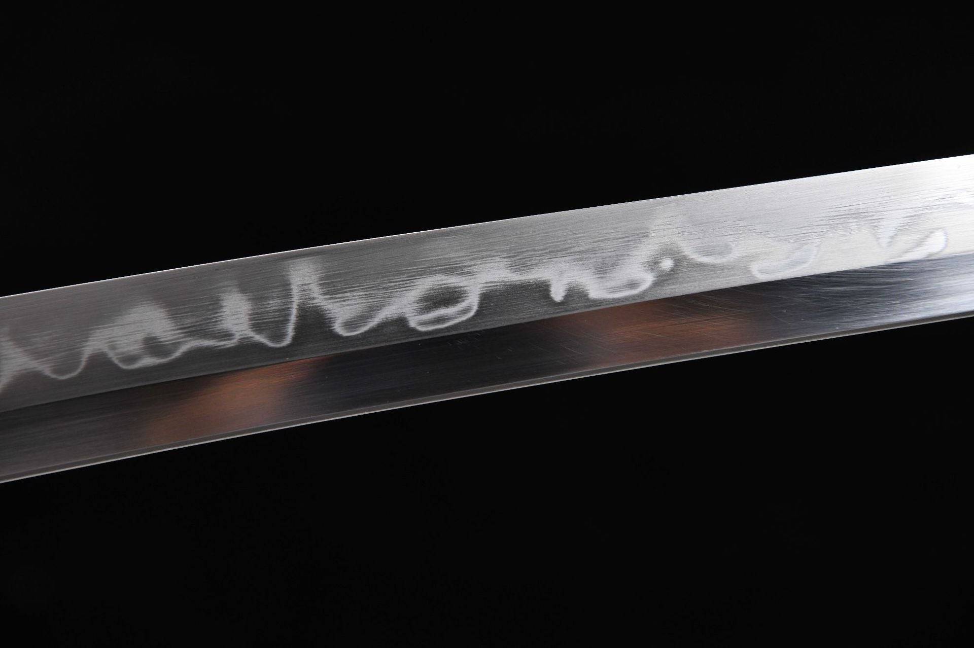 1060 New Handmade Long 26-inch Pure Copper Gold Mounted T10 Tingko Yaki Sanshiken Samurai Sword - Plum Blossom Ryuta Sword (Gold Plated)