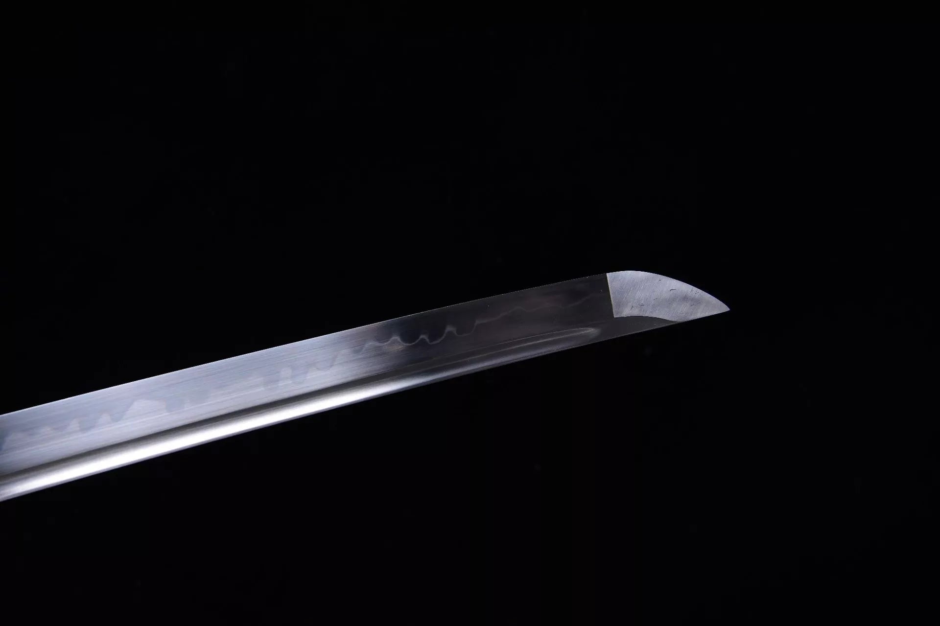 1360 Long 26 T10 Steel Burnt Edge Fighting Sword Samurai Sword - Maki-e Maple Leaf