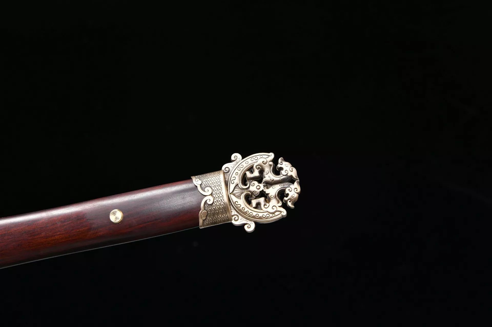 1200 Fine Handmade Long 26-inch T10 Steel Burnished Blade Chinese Upper Research Tang Yokohama Knife--Yulong