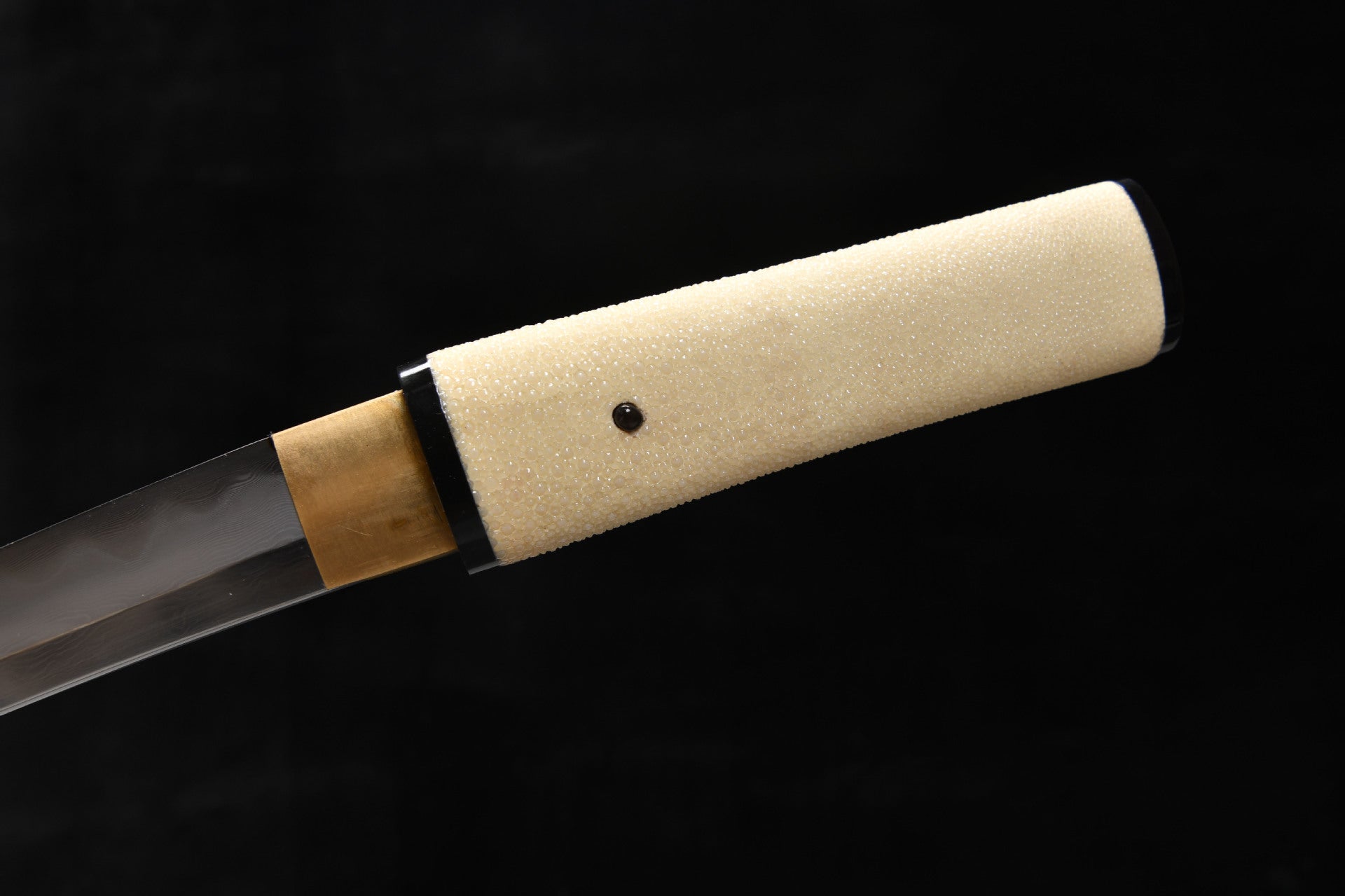 New handcrafted short 12-inch tempered steel sharpened blade Shishangken short knife - Redwood Short knife