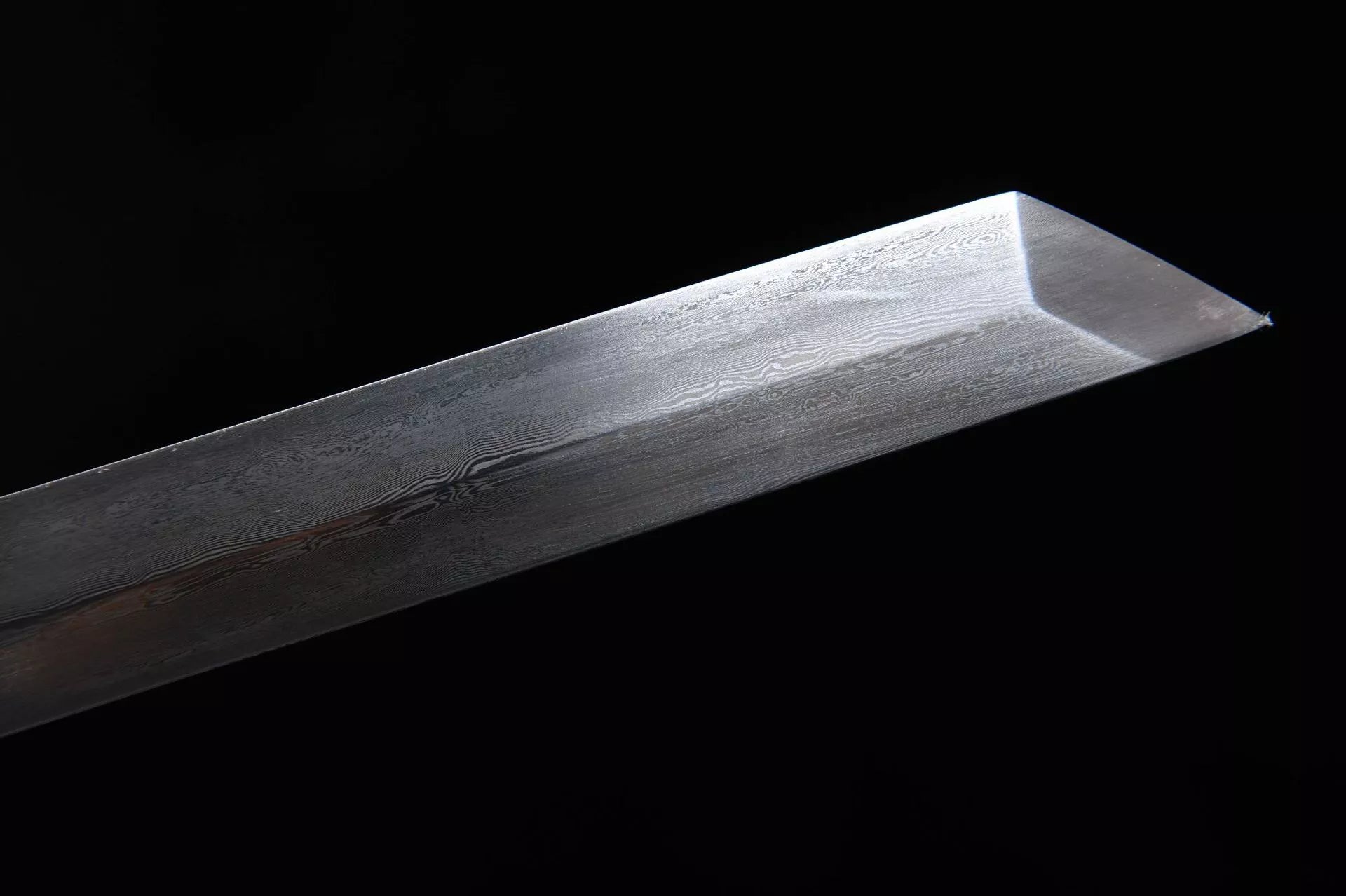 26-inch Rosewood Patterned Steel Straight Blade - Plain Shadow Tang Sword