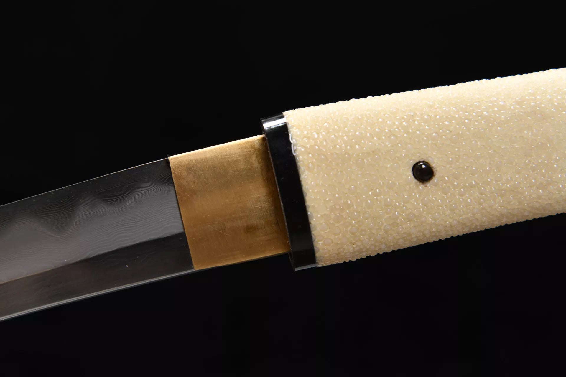 New handcrafted short 12-inch tempered steel sharpened blade Shishangken short knife - Redwood Short knife