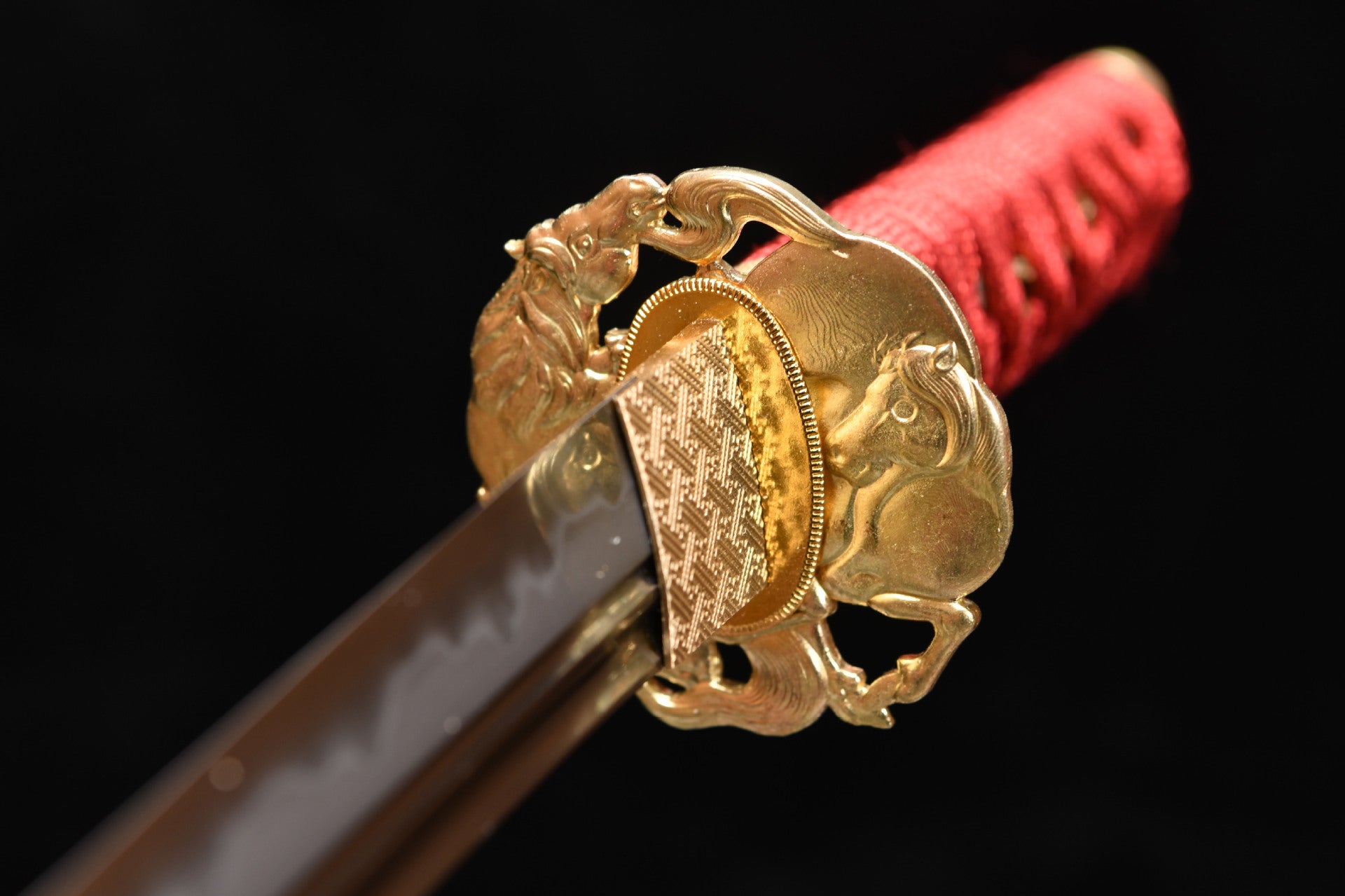 1200 New Handmade Short 12-inch T10 Burnt Edge Shiken Samurai Sword - Kisaragi Short Sword