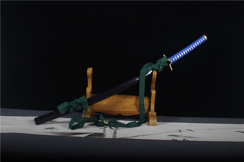 "Shinigami Manga Peripheral samurai Sword, Zanpakuta - Ice Wheel Maru - Handcrafted version.
