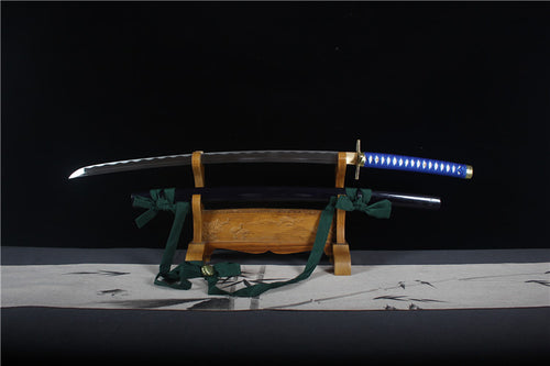 "Shinigami Manga Peripheral samurai Sword, Zanpakuta - Ice Wheel Maru - Handcrafted version.