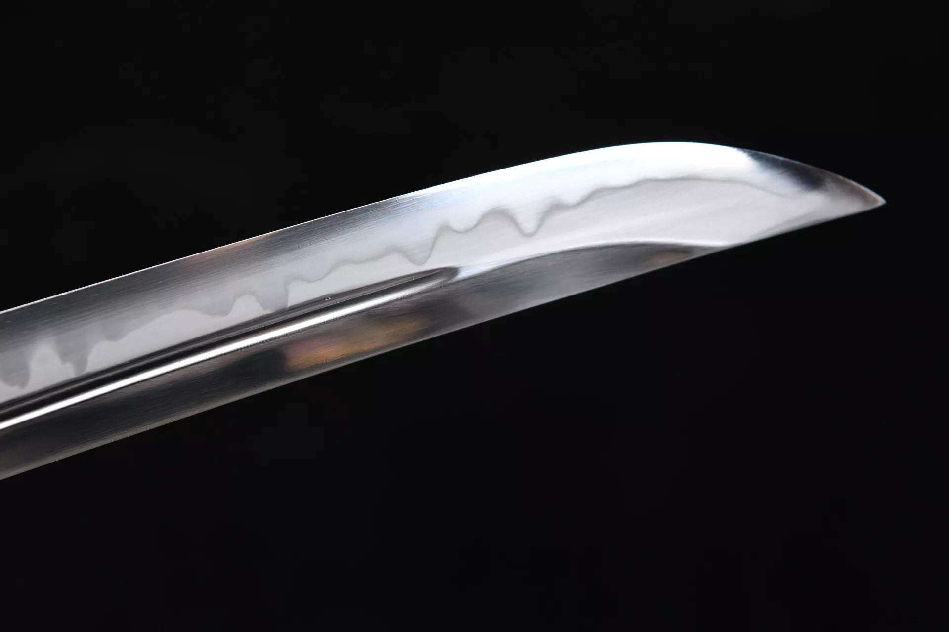 1200 New Handmade Short 12-inch T10 Burnt Edge Shiken Samurai Sword - Kisaragi Short Sword