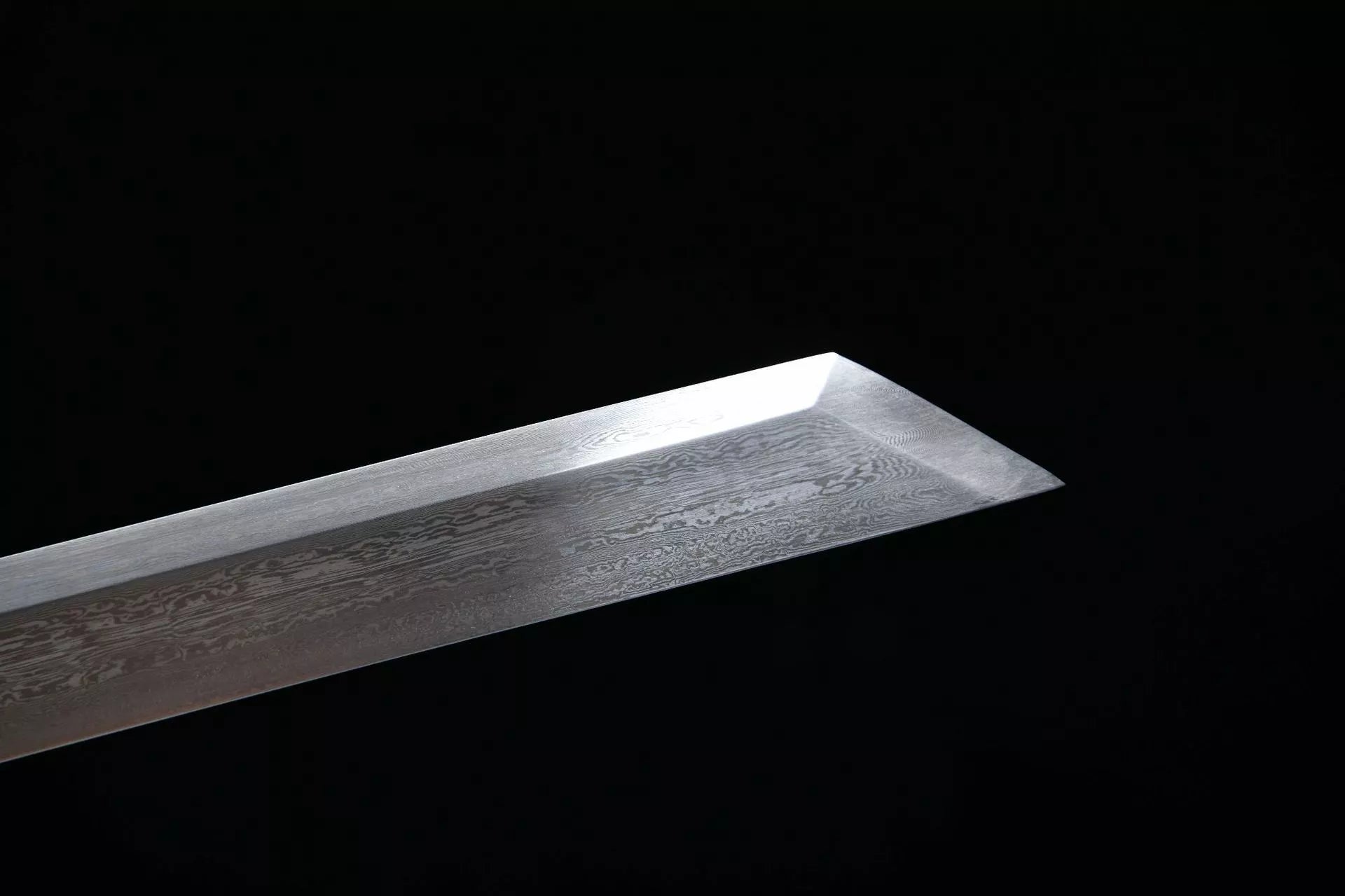 1160 New Handmade Long 26-inch Patterned Steel Fishskin-Handled Tang Sword - Hui Ruyi Tang Knife (Fishskin-Handled Model)