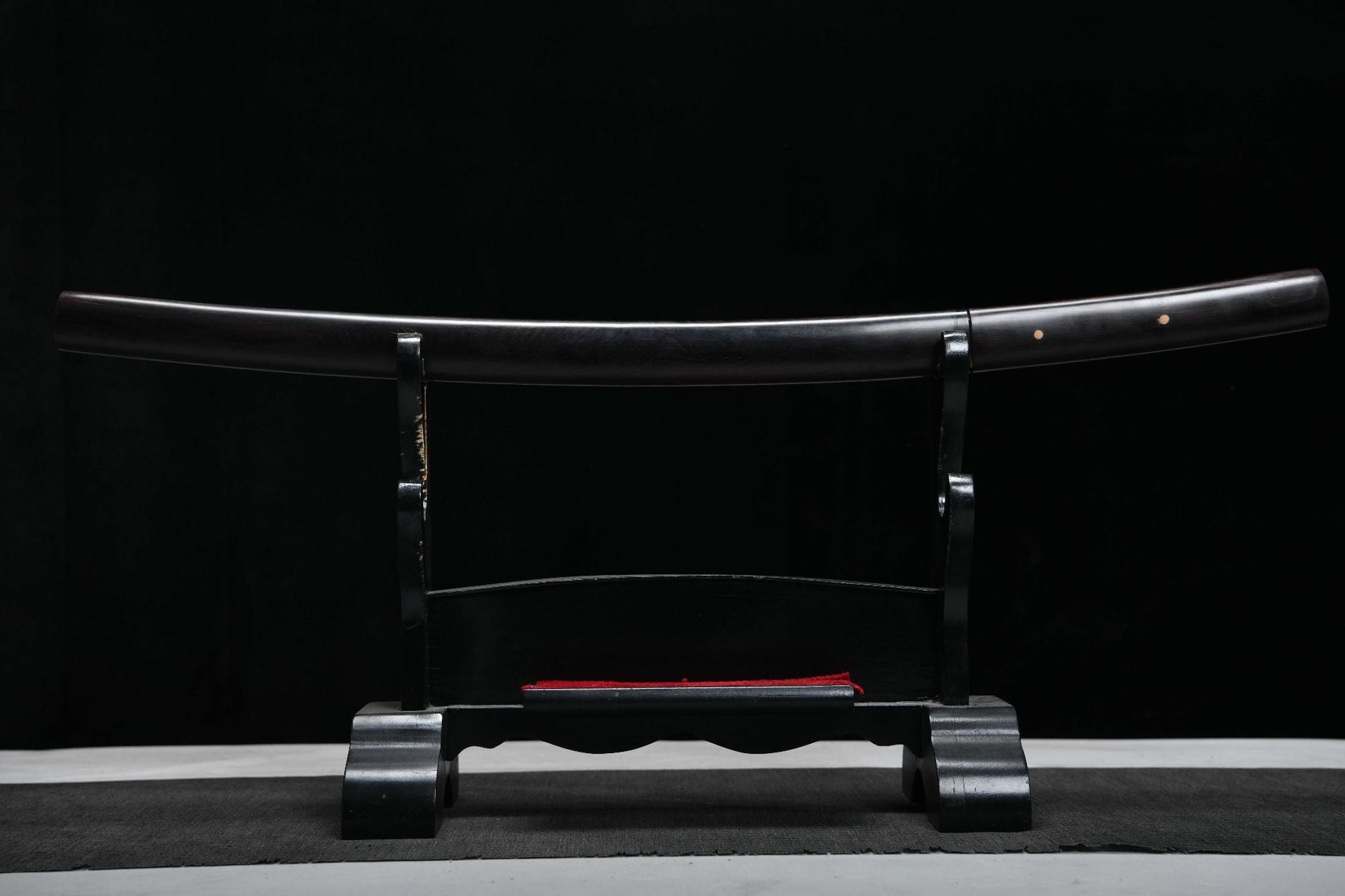 1000 New Handmade Medium 20" Ebony T10 Burnished Blade Samurai Sword - Dark Moon Juho Rib Differences