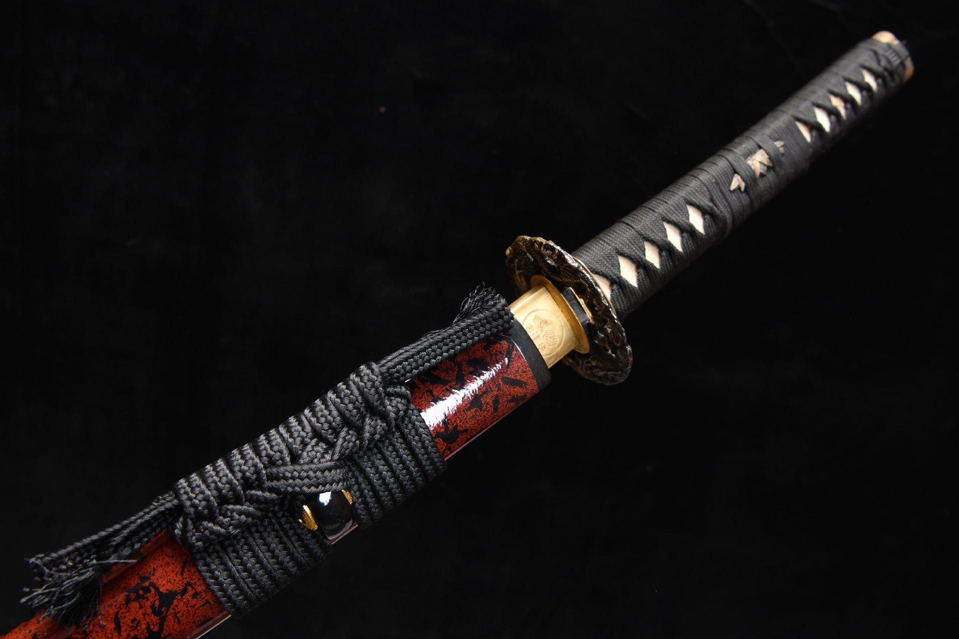 High-Performance Hundred-Tempered Steel Katana - Small Yunlong Uchika