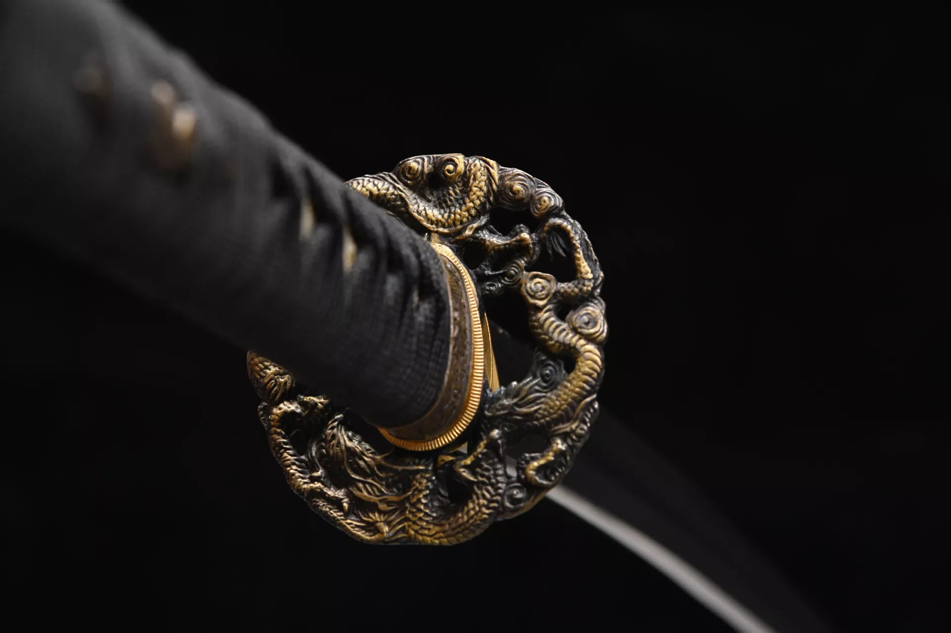 High-Performance Hundred-Tempered Steel Katana - Small Yunlong Uchika