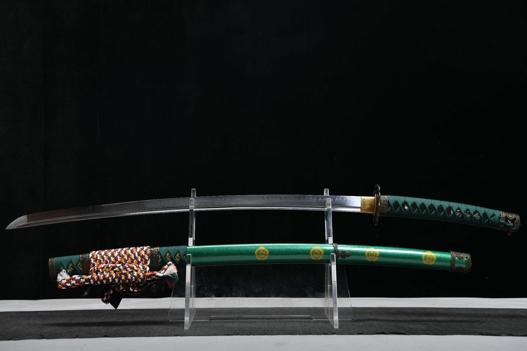 1060 New Handmade Long 26-inch T10 Burnt Edge Real Sword Hi-Oda Nobunaga