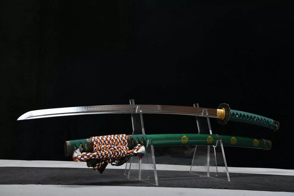 1060 New Handmade Long 26-inch T10 Burnt Edge Real Sword Hi-Oda Nobunaga