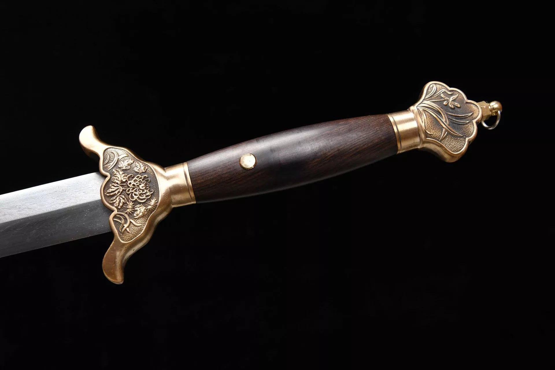 1360 New Handmade Long 28-inch Phoenix Feather Pattern Qing Sword - Junzi Sword