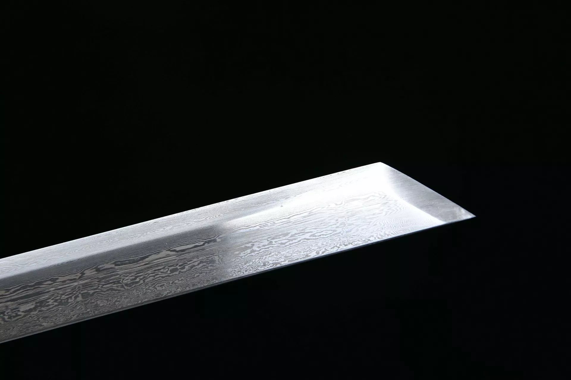 1300 New Handmade Long 26-inch Patterned Steel Fishskin-Handled Tang Sword - Shengshi Tang Knife (Fishskin-Handled Model)