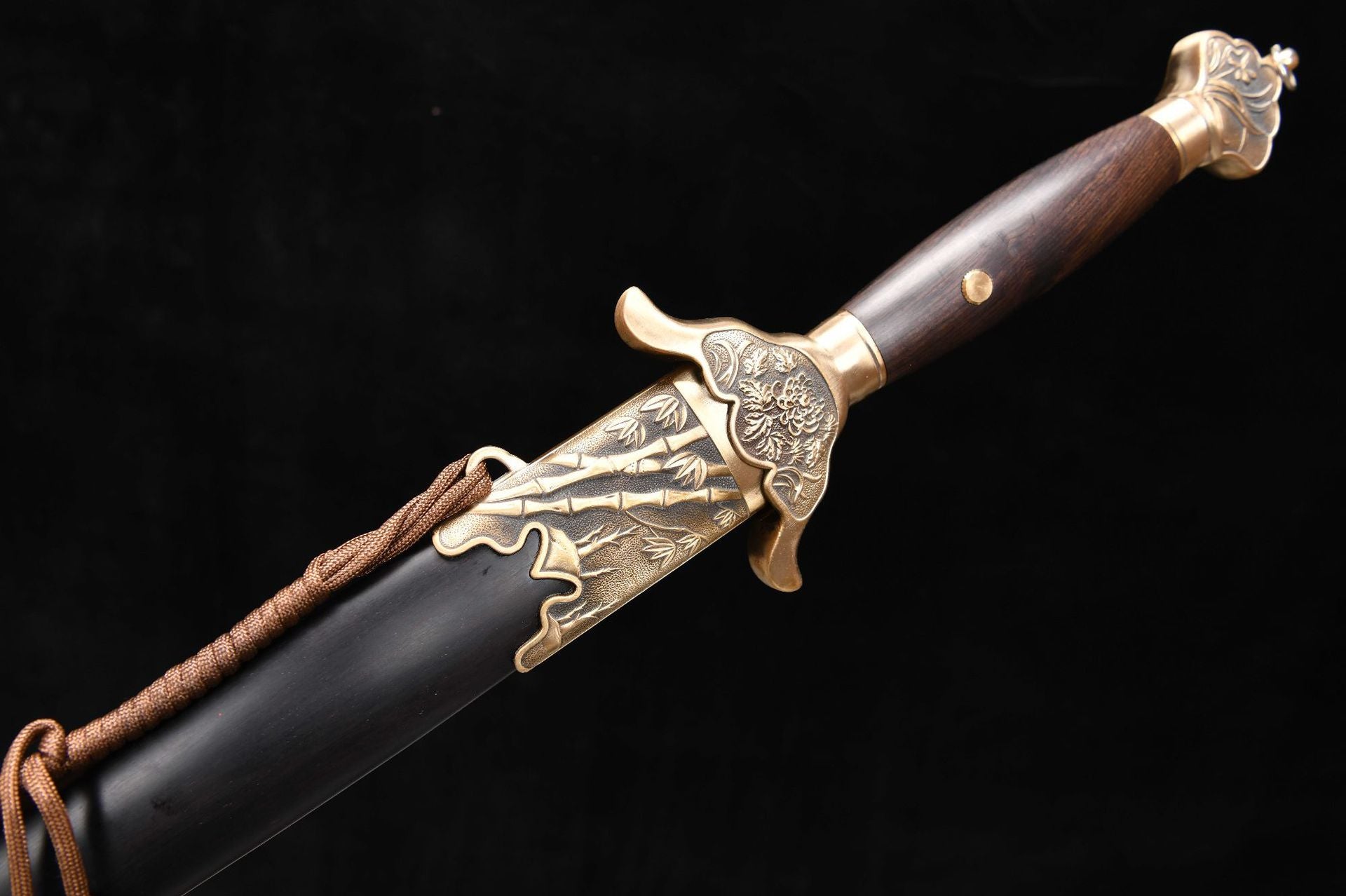 1360 New Handmade Long 28-inch Phoenix Feather Pattern Qing Sword - Junzi Sword