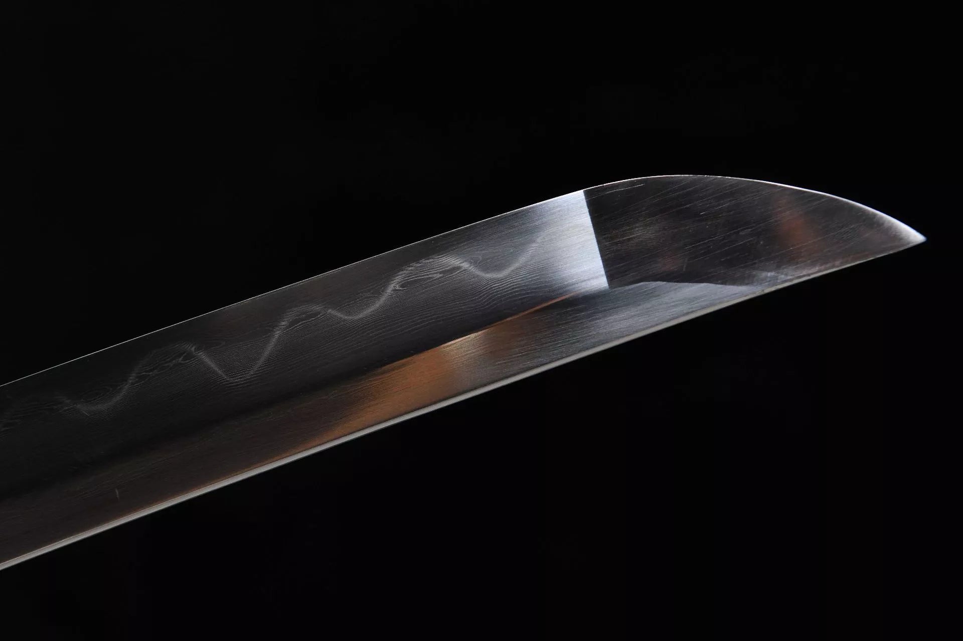 1260 New Handmade Long 26-inch Patterned Steel Burnished Blade Samurai Sword - Phoenix Dance Fighting Sword