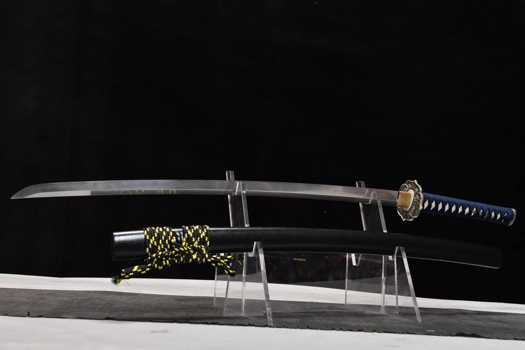 1260 New Handmade Long 26-inch Patterned Steel Burnished Blade Samurai Sword - Phoenix Dance Fighting Sword