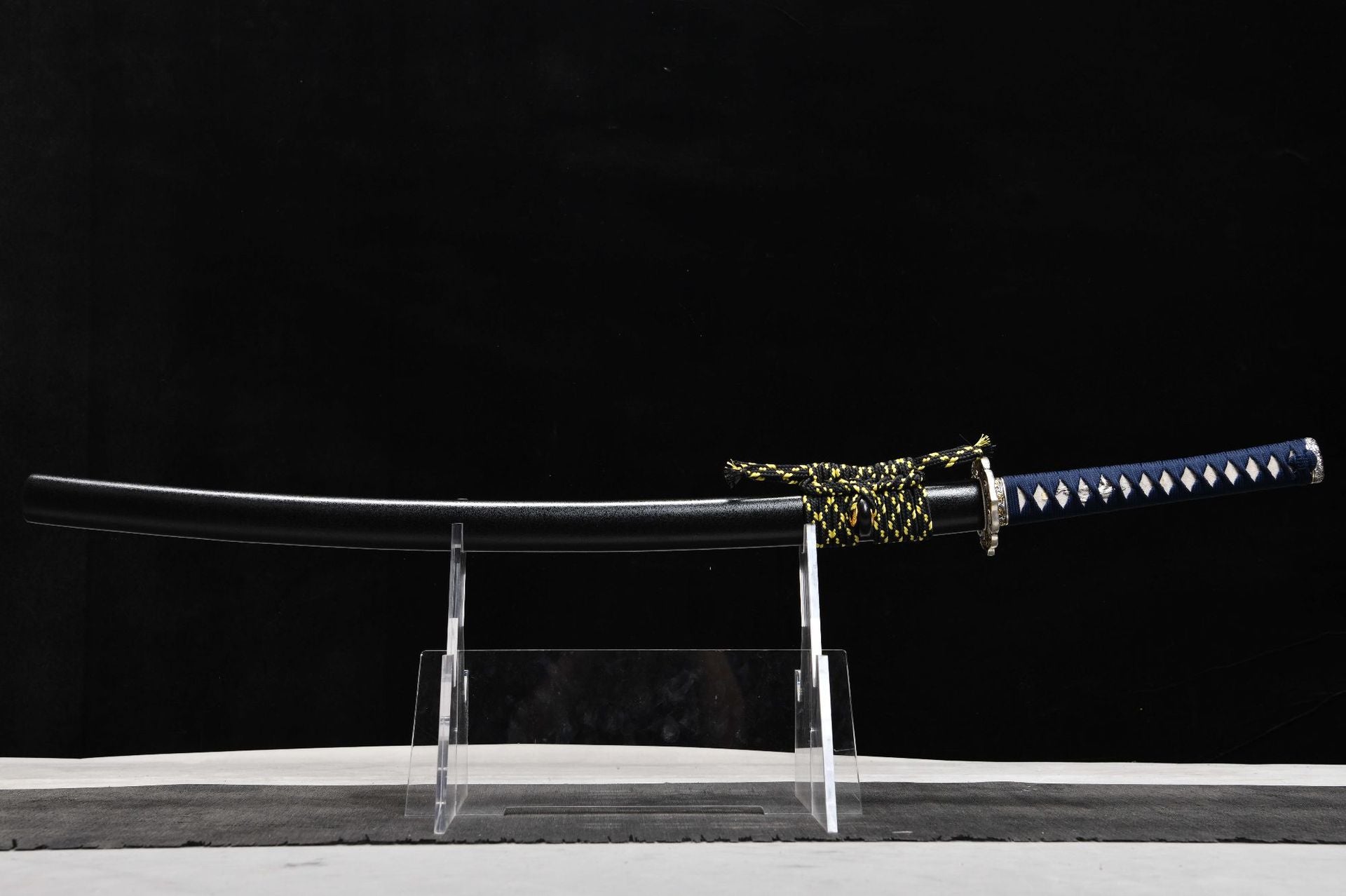 1260 New Handmade Long 26-inch Patterned Steel Burnished Blade Samurai Sword - Phoenix Dance Fighting Sword