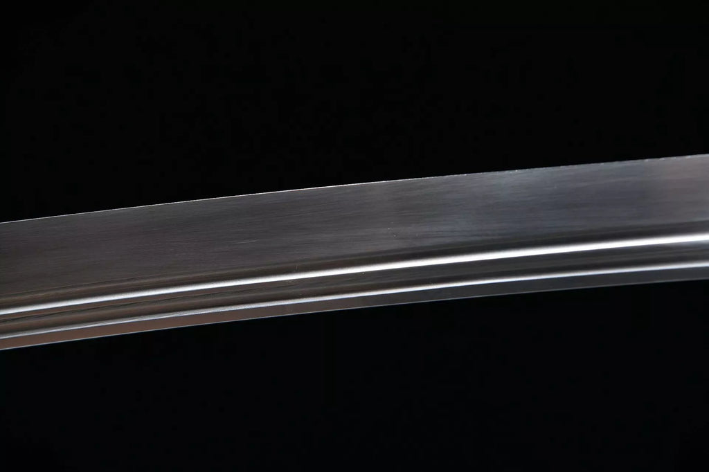 26-inch High Manganese Steel Double-Grooved Katana - Oni Samurai Uchika