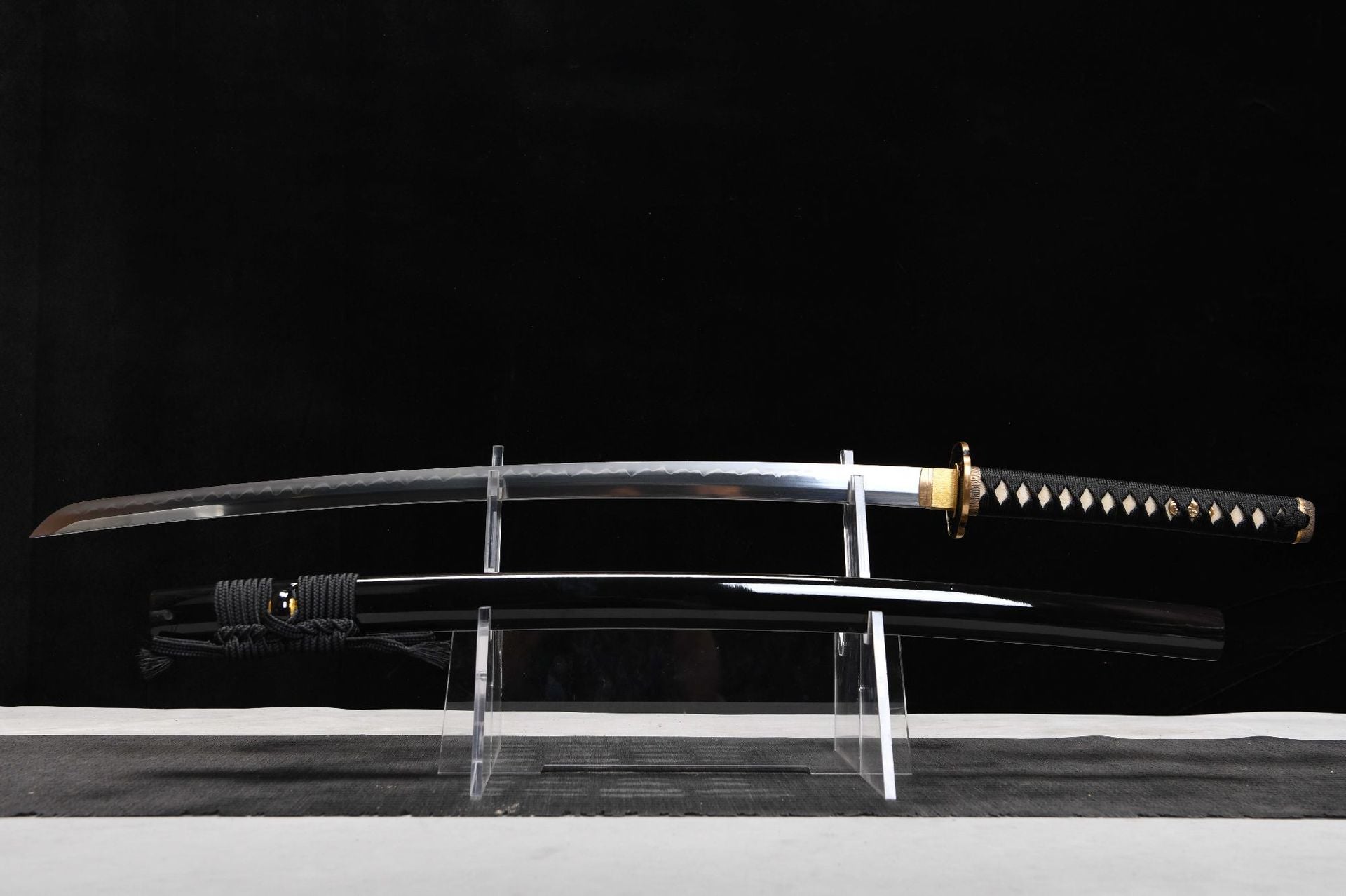 1200 New Handmade Long 26 T10 Burnt Edge Makeup Research Samurai Sword - Sharingan Fighting Sword