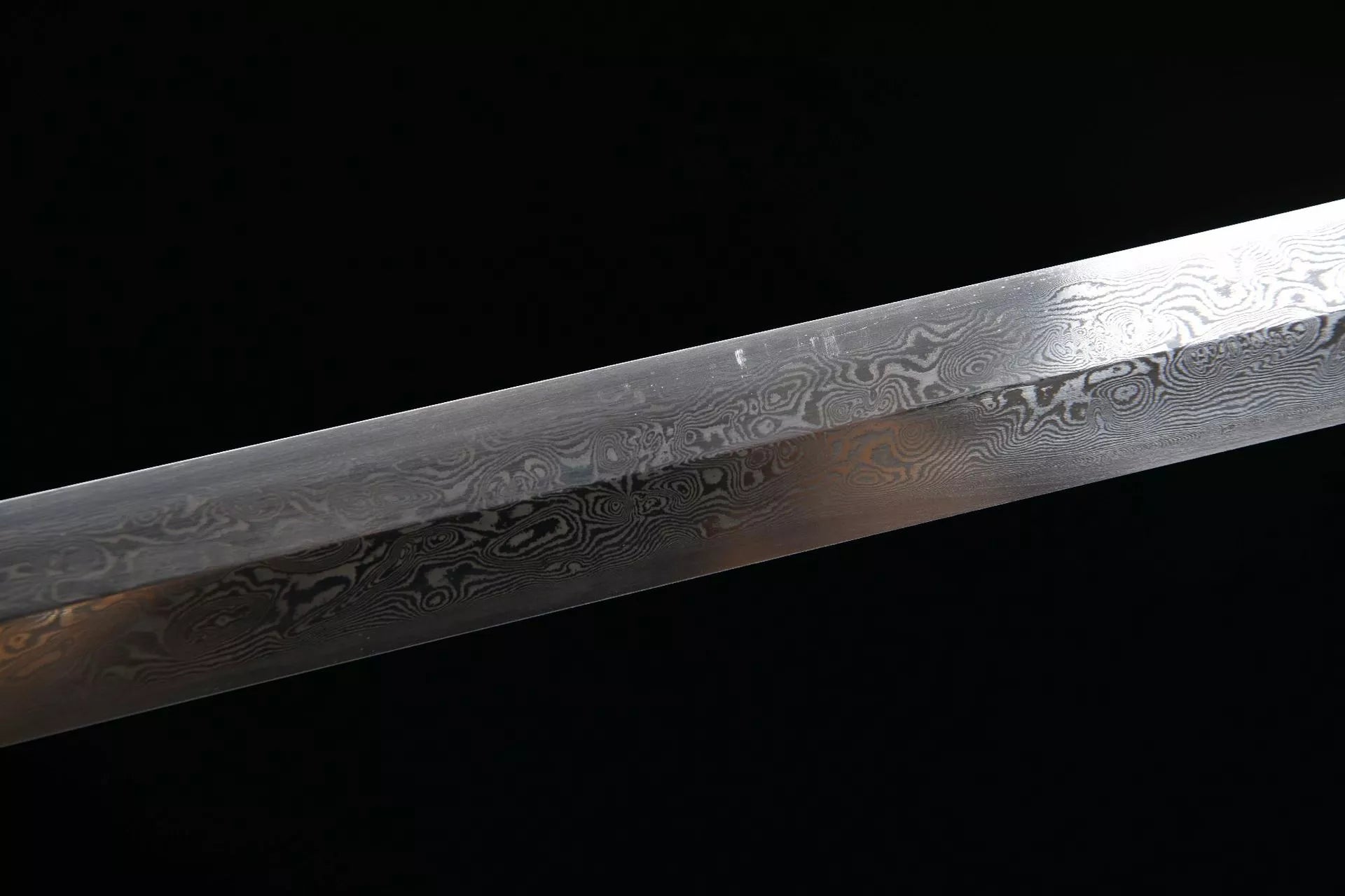 1100 New Handmade Long 28-inch Patterned Steel Qing Sword--Yulong Qing Sword