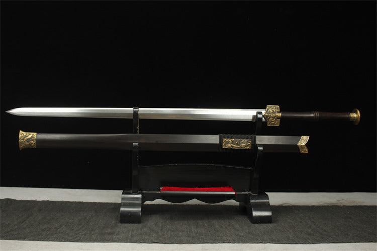 28" Ebony Handled Han Sword - Four Saints Han Sword