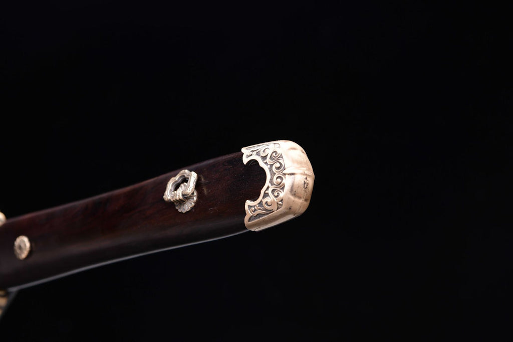 1200 New Specials 20" Ebony T10 Burnt Edge Fighting Research Vegetarian Tang Cross Sword