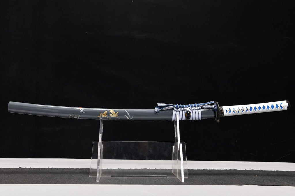 New Handcrafted Long 26-inch pure copper gilded twist-patterned steel samurai Sword - Yunlong Saber