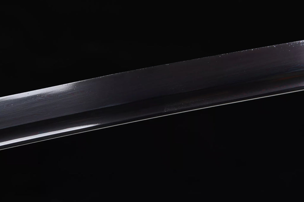 26-inch High-Manganese Steel Blackened Katana - Iruyun Ryu-tachi