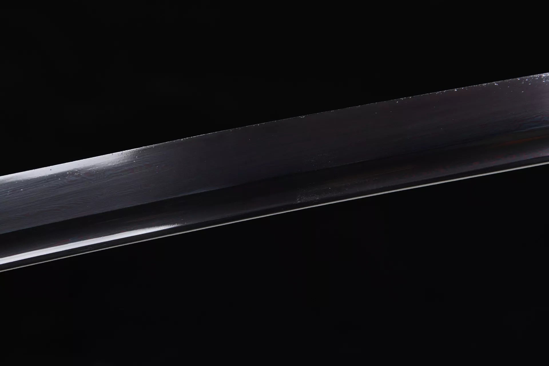 26-inch High-Manganese Steel Blackened Katana - Iruyun Ryu-tachi