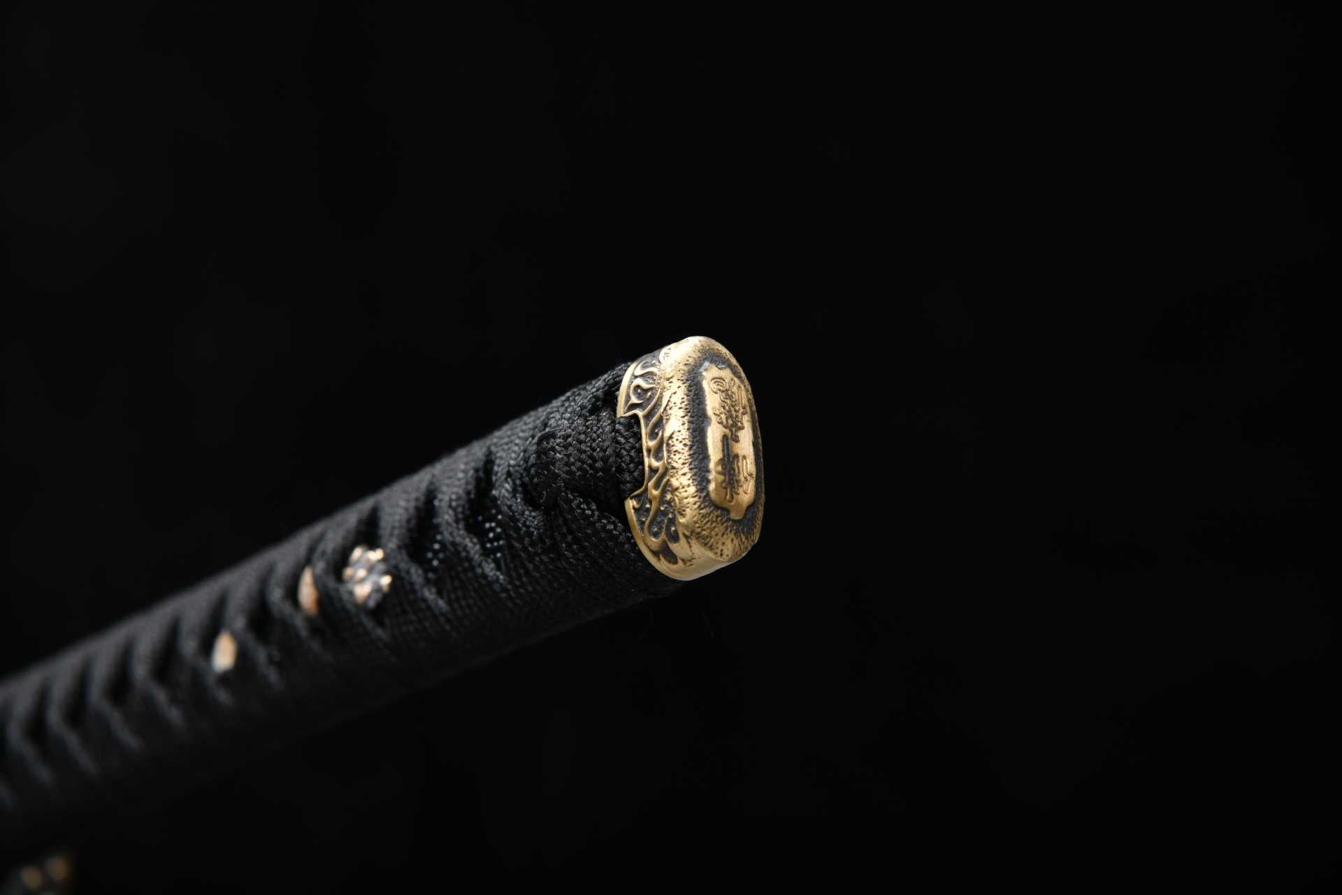 1160 New Handmade Long 26 T10 Burnished Blade Lingyun Pattern Ground Gray Samurai Sword - Chi-Dragon Fighting Sword