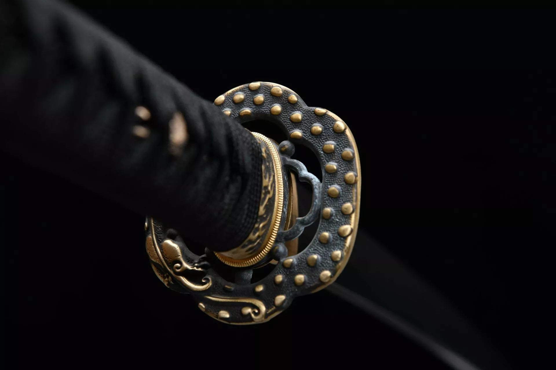 1160 New Handmade Long 26 T10 Burnished Blade Lingyun Pattern Ground Gray Samurai Sword - Chi-Dragon Fighting Sword