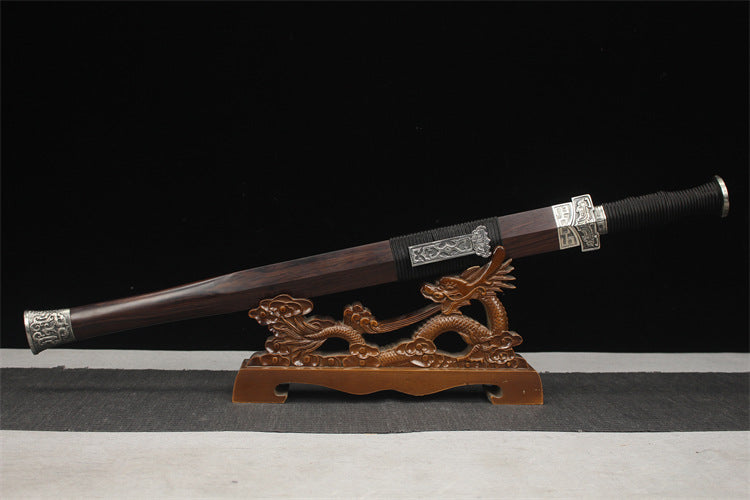 24-inch White Copper Woolen Iron Grass Steel Tile Han Sword - Overlord Sword