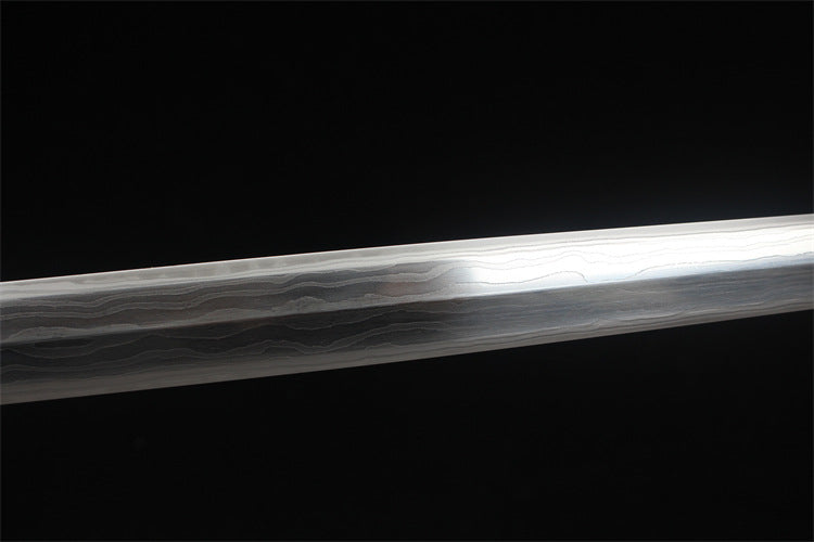 24-inch White Copper Woolen Iron Grass Steel Tile Han Sword - Overlord Sword